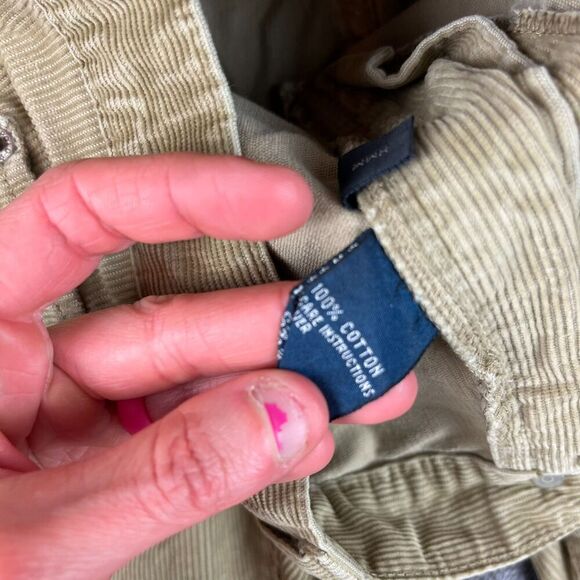 Vtg Polo Ralph Lauren Corduroy Men's 36X30 Pants Flat Front Brown Straight - Picture 4 of 12